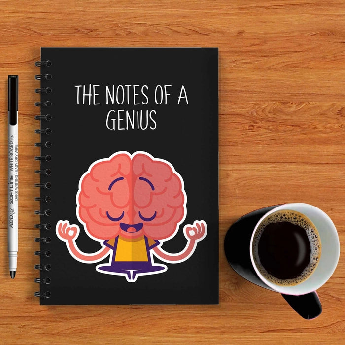 Notes of a Genius Reusable Notebook