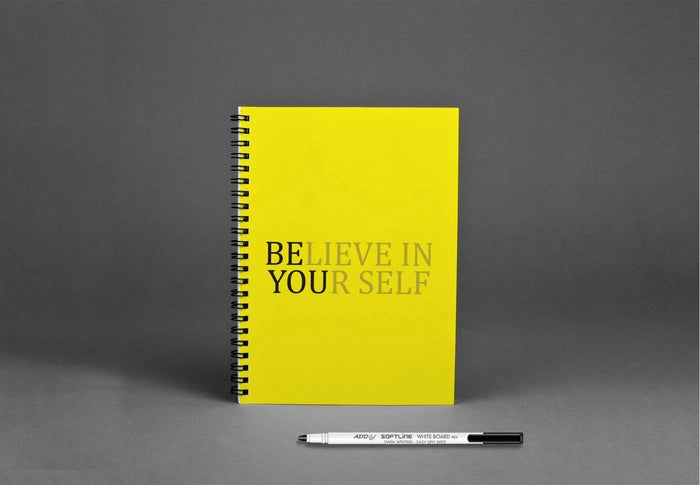 Believe in Yourself Reusable Notebook