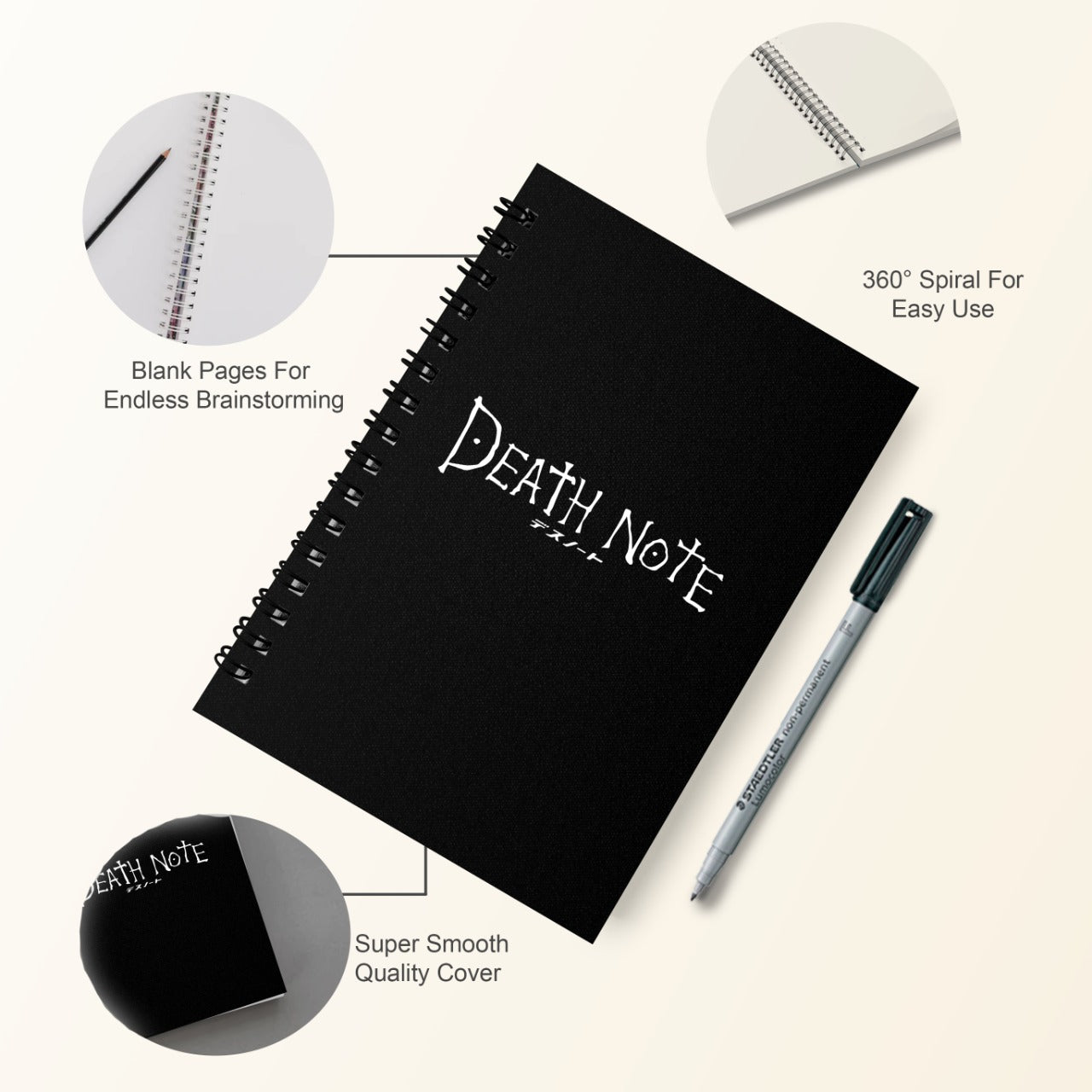 Deathnote Reusable Notebook